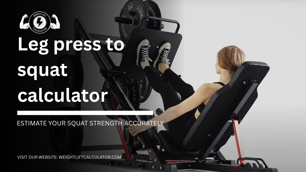 Leg press to squat calculator